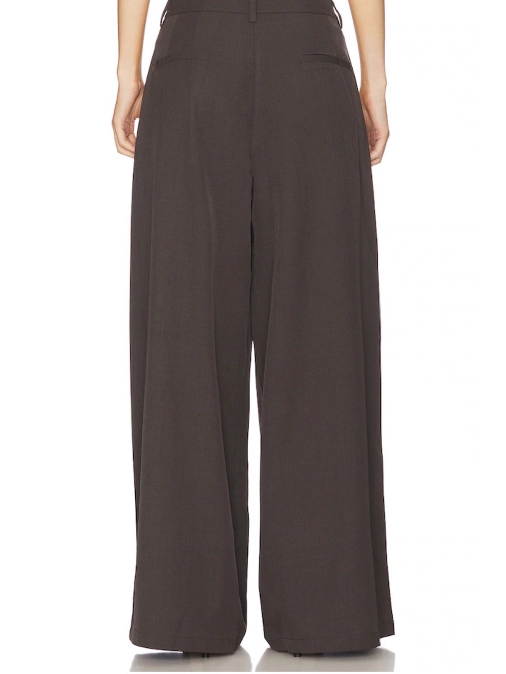 Lioness NWT size small, Wide-Leg Pants with White Side Stripes in Ash - Picture 5 of 13
